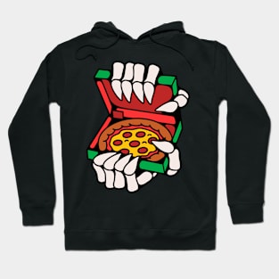 Skeleton pizza Hoodie